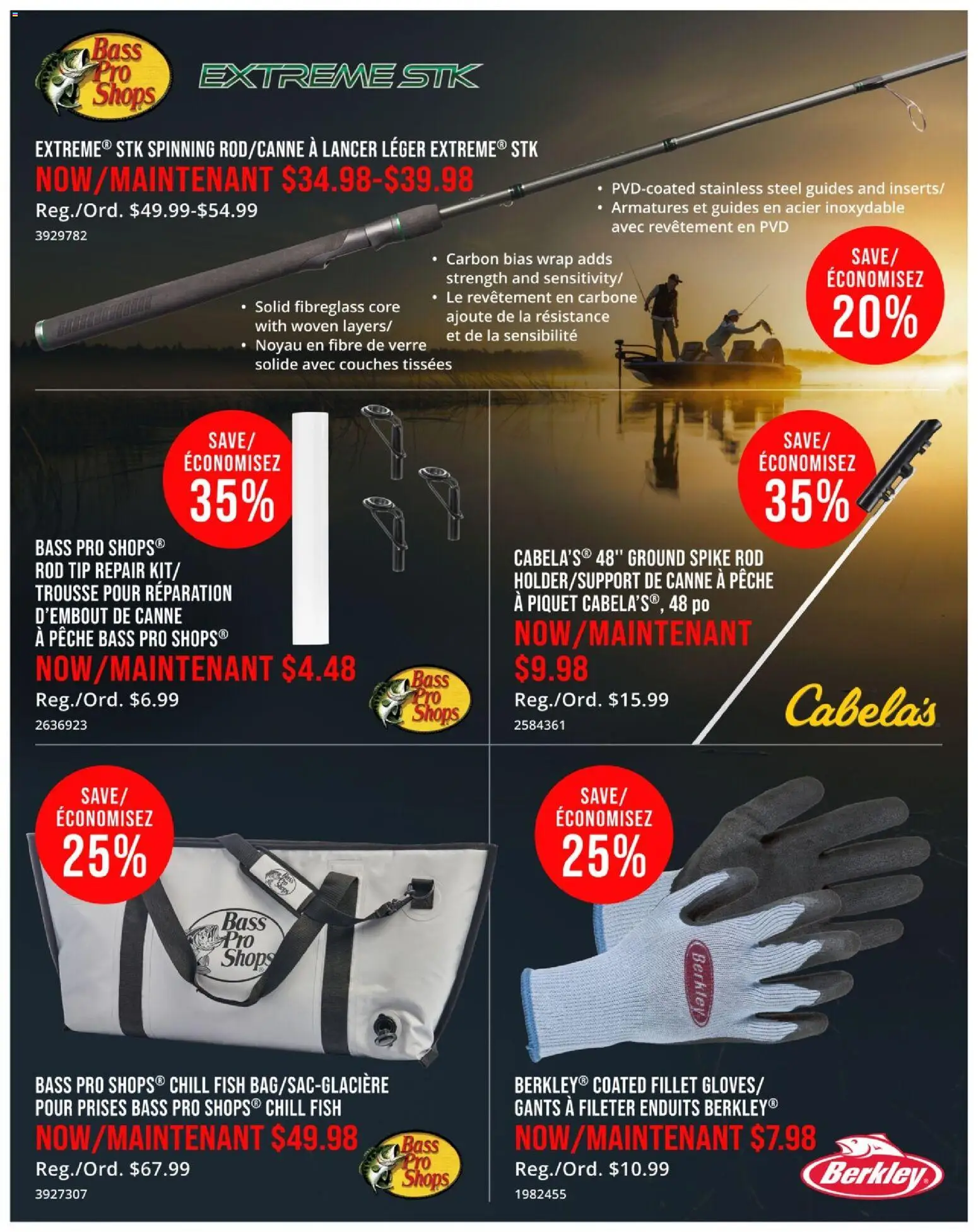 Cabelas flyer valid from Jul 30, 2026 | Page: 7 | Products: Fish