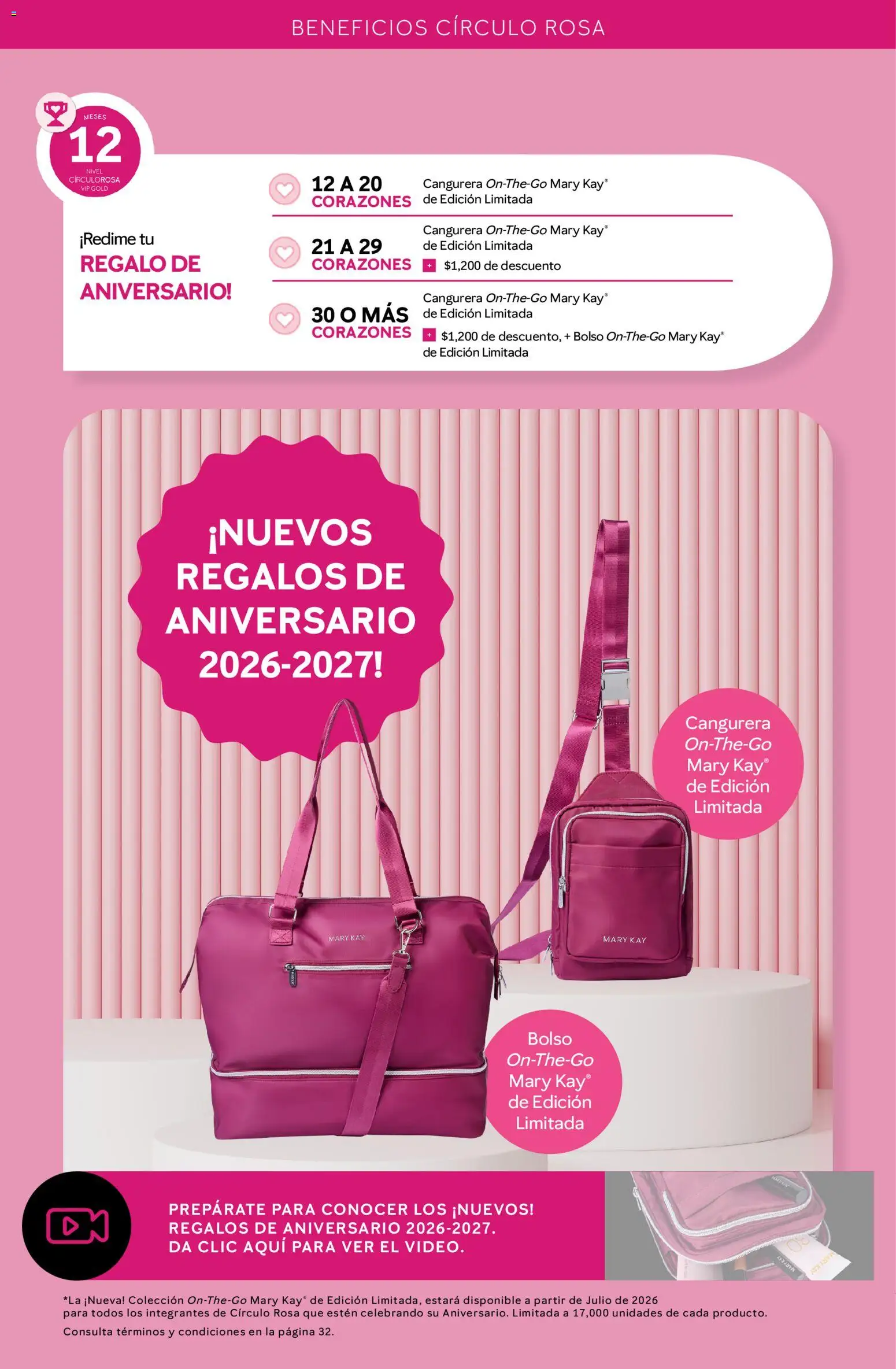 Nuevas ofertas de Mary Kay válidas en toda la República Mexicana desde el 01/07/2026. ¡Encuentra las mejores ofertas en Catálogo Mary Kay Applause 2026! | Página: 17 | Productos: Bolso, Cangurera