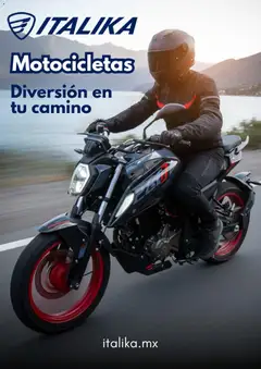 Vista previa de Italika catálogo, nuevo folleto de la tienda, válido en México a partir del 01.04.2026
