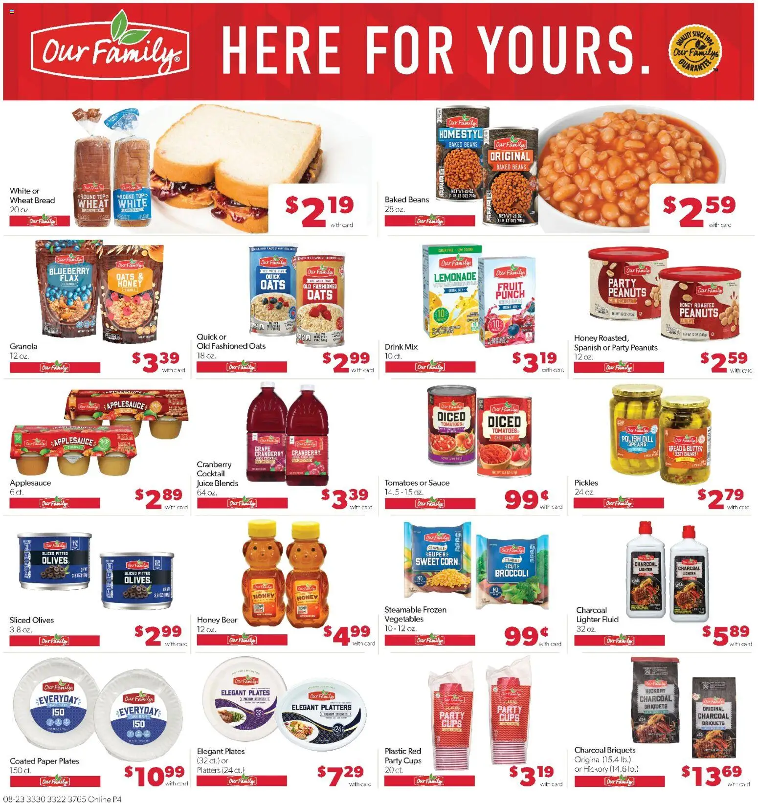 Family Fare Weekly Ad - MN - valid from 08/23/2026 | Page: 10 | Products: Broccoli, Fruit, Salt, Peanuts