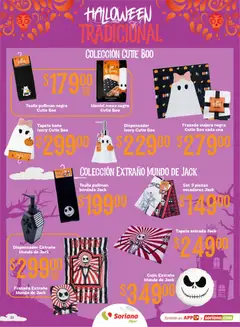 Vista previa de Soriana Híper - Halloween y Día de muertos, nuevo folleto de la tienda, válido en México a partir del 01/10/2026 | Página: 21 | Productos: Toalla, Mesa, Baño, Tapete