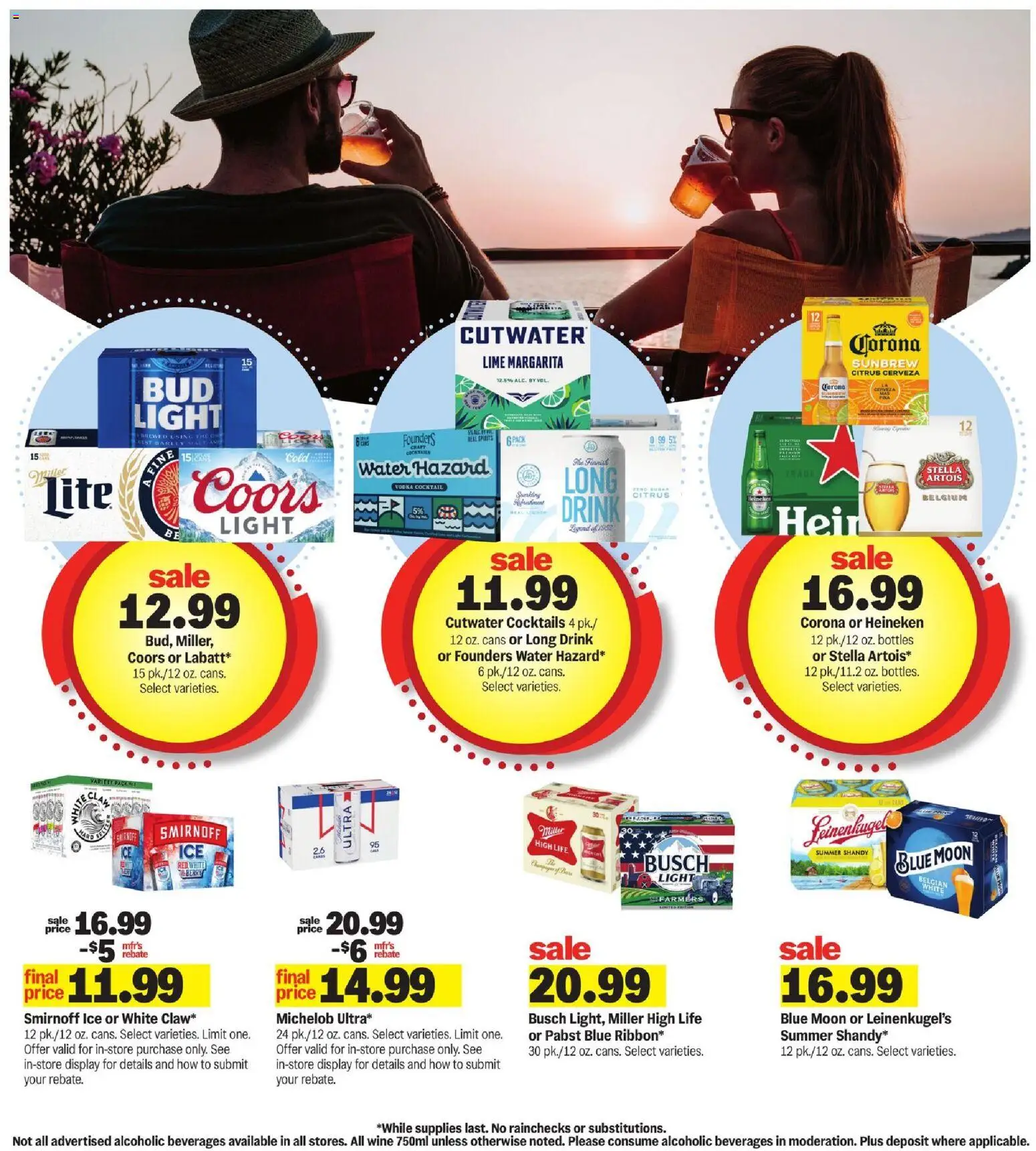 Meijer Weekly Ad - valid from 07/22/2026 | Page: 22 | Products: Wine, Vodka, Water, Lime