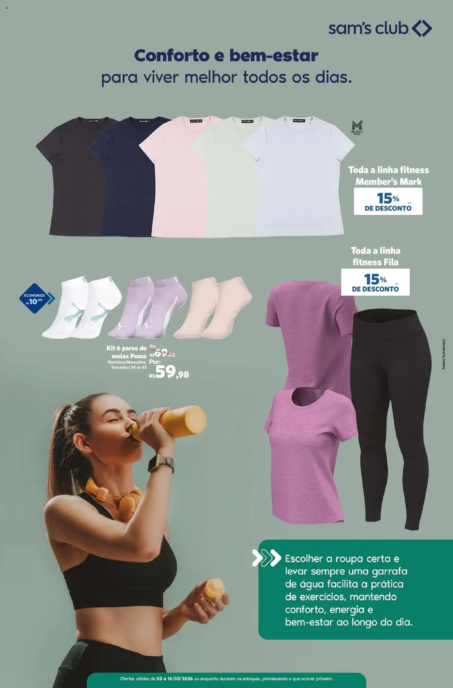 Sam's Club Folheto - válido de 03.03.2026 | Página: 16 | Produtos: Meias