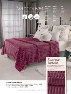 Vista previa de Vianney - Catálogo Invierno, nuevo folleto de la tienda, válido en México a partir del 15.08.2025 | Página: 67 | Productos: Cobertor, Funda, Funda de almohada, Almohada