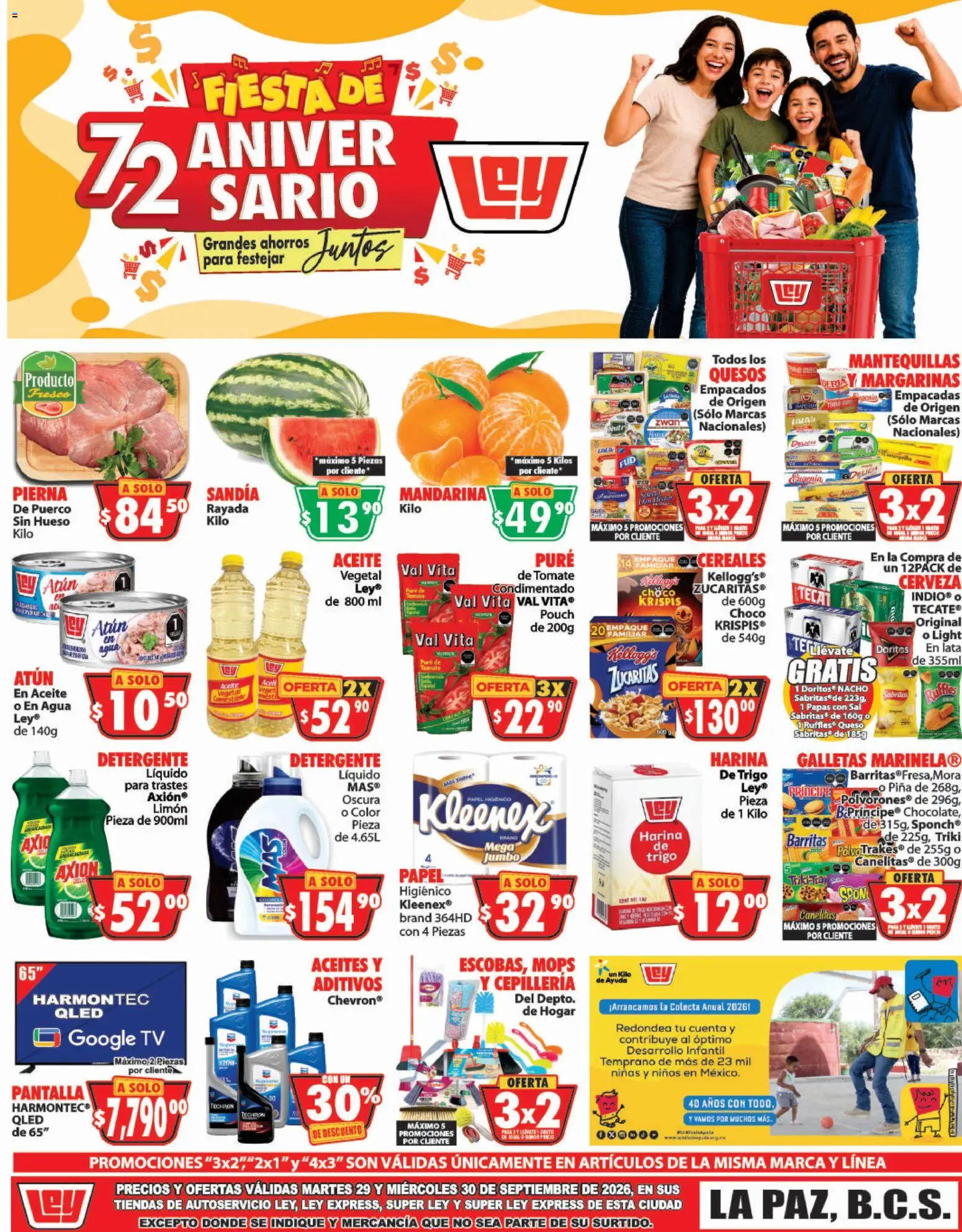 Nuevas ofertas de Casa Ley válidas en toda la República Mexicana desde el 29/09/2026. ¡Encuentra las mejores ofertas en Casa Ley folleto Autoservicio! | Página: 2 | Productos: Sandía, Sal, Atún, Cerveza