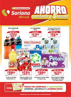 Vista previa de Soriana Ahorro constante y sonante Mercado Nacional, nuevo folleto de la tienda, válido en México a partir del 21/08/2026
