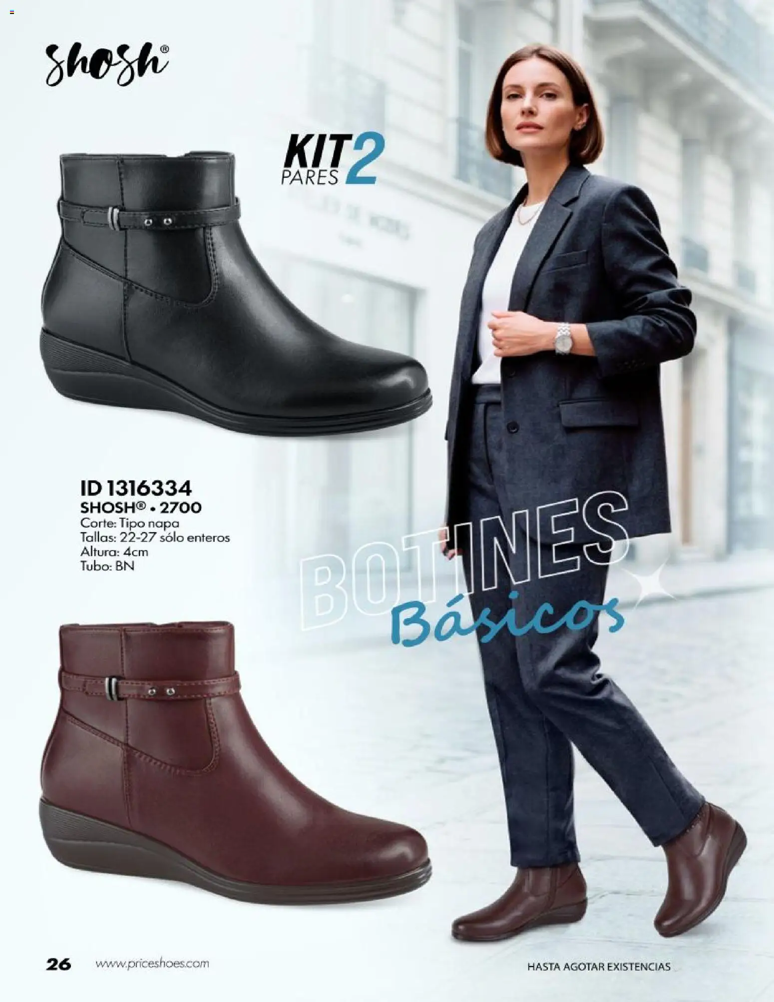Nuevas ofertas de Price Shoes válidas en toda la República Mexicana desde el 20/10/2026. ¡Encuentra las mejores ofertas en Price Shoes catálogo Kit´s! | Página: 26