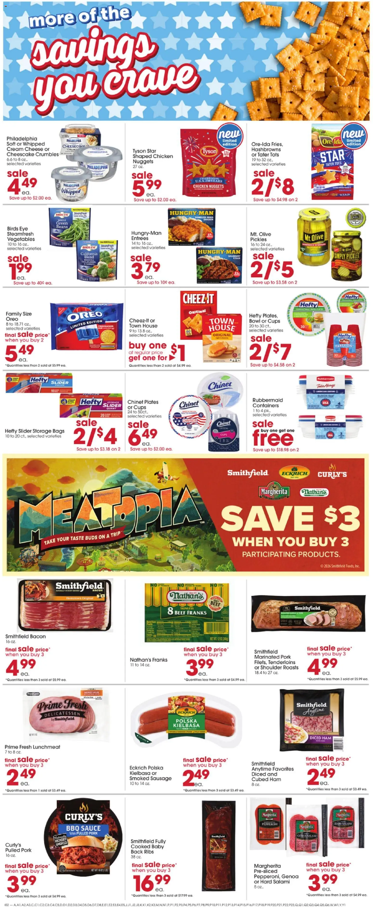 Giant Eagle Weekly Ad - valid from 21.05.2026 | Page: 8 | Products: Broccoli, Pork, Beef, Sausage