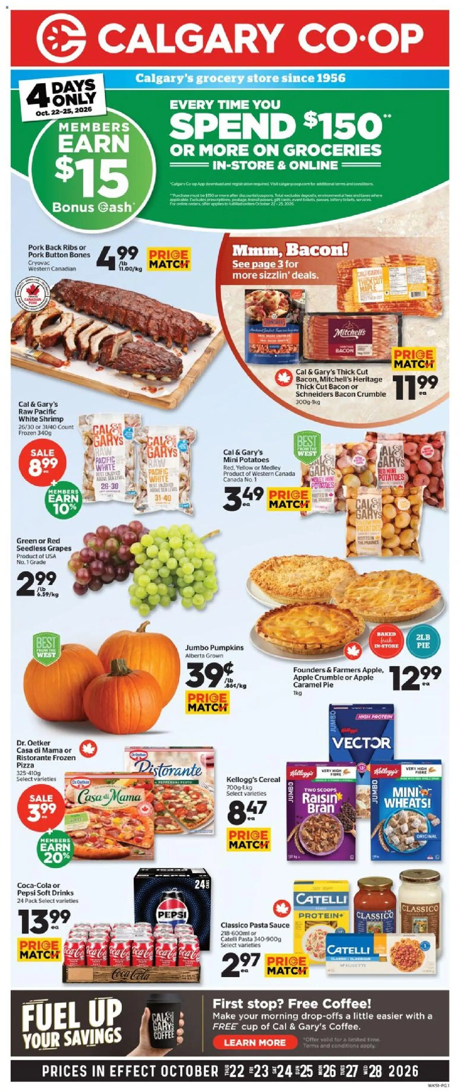 Calgary Co-op flyer valid from Oct 22, 2026 | Page: 1