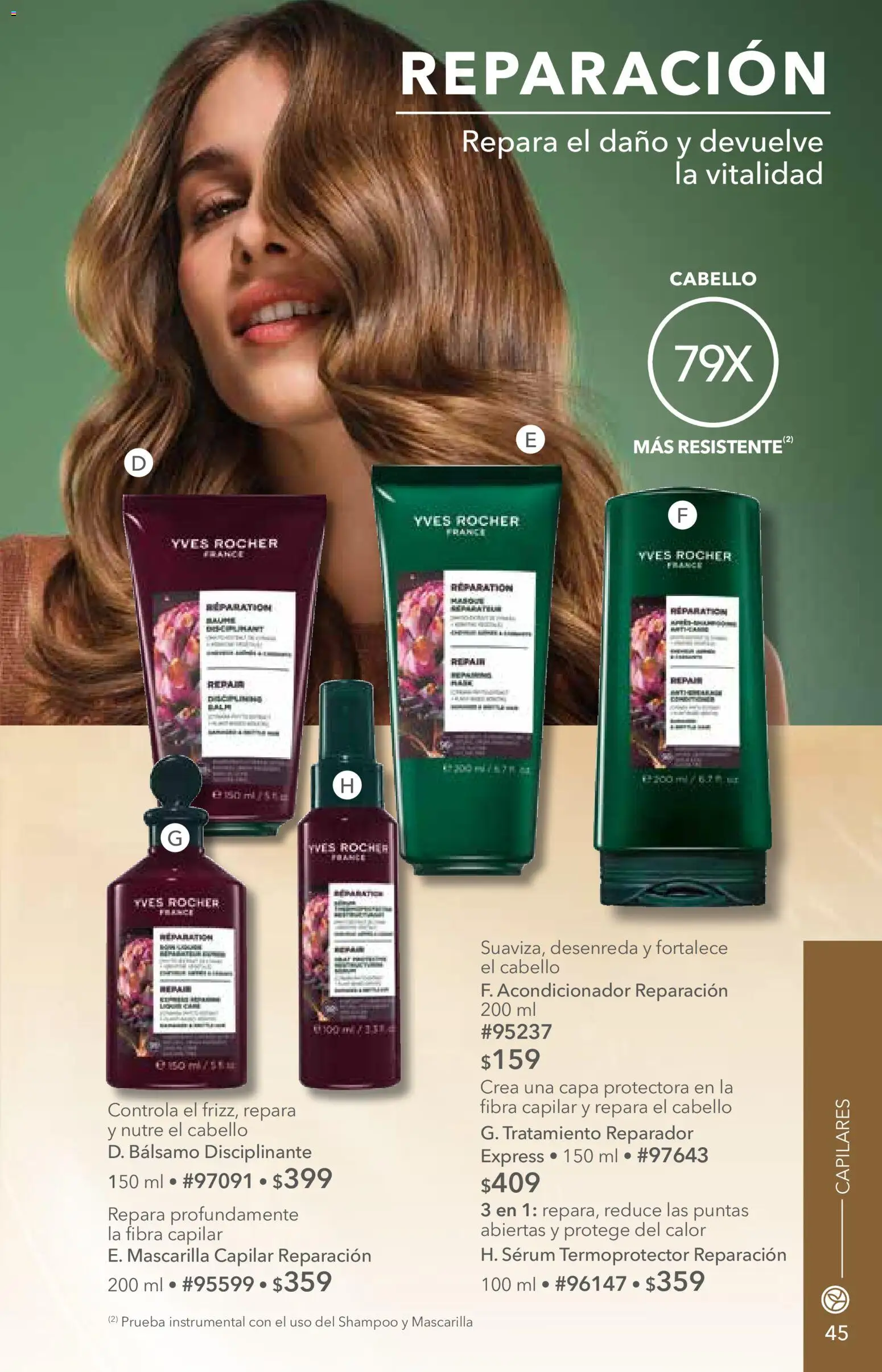 Nuevas ofertas de Yves Rocher válidas en toda la República Mexicana desde el 06/10/2026. ¡Encuentra las mejores ofertas en Yves Rocher campaña 14 2026! | Página: 45 | Productos: Serum, Bálsamo, Shampoo, Acondicionador