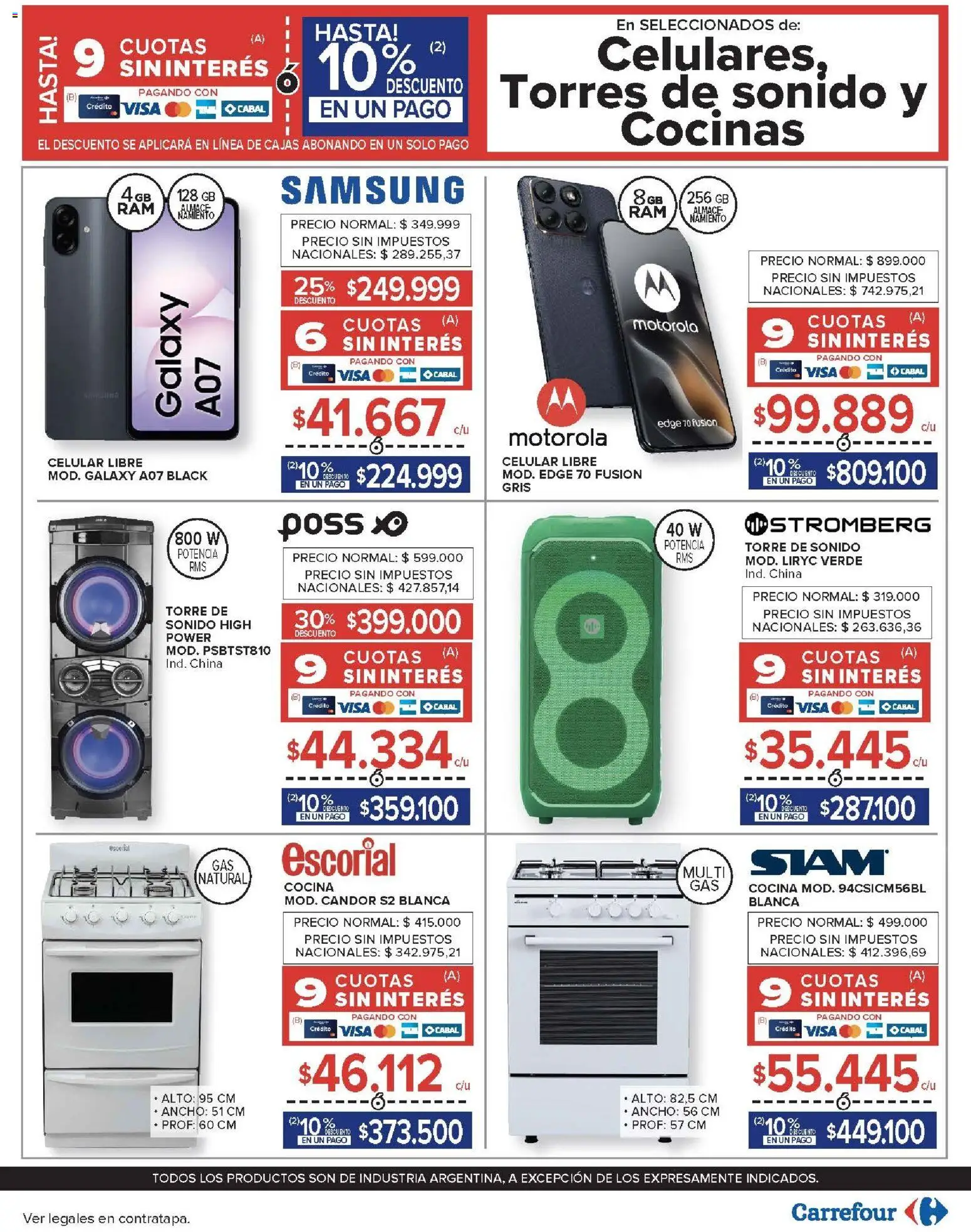 Carrefour ofertas │ válido desde el 11/08/2026 | Página: 31 | Productos: Celular, Cocina