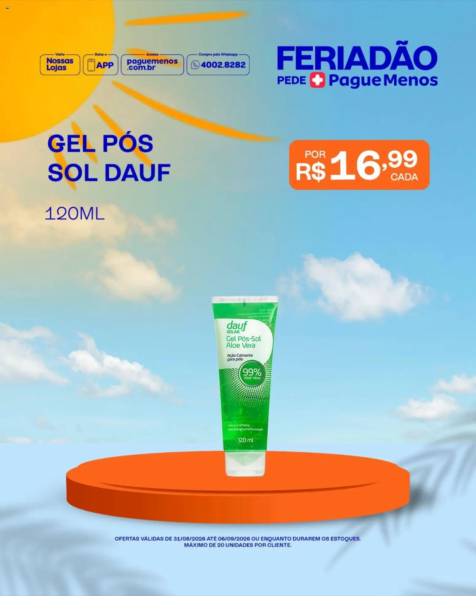Pague Menos Folheto - válido de 31/08/2026 | Página: 4 | Produtos: Aloe Vera, Baixo