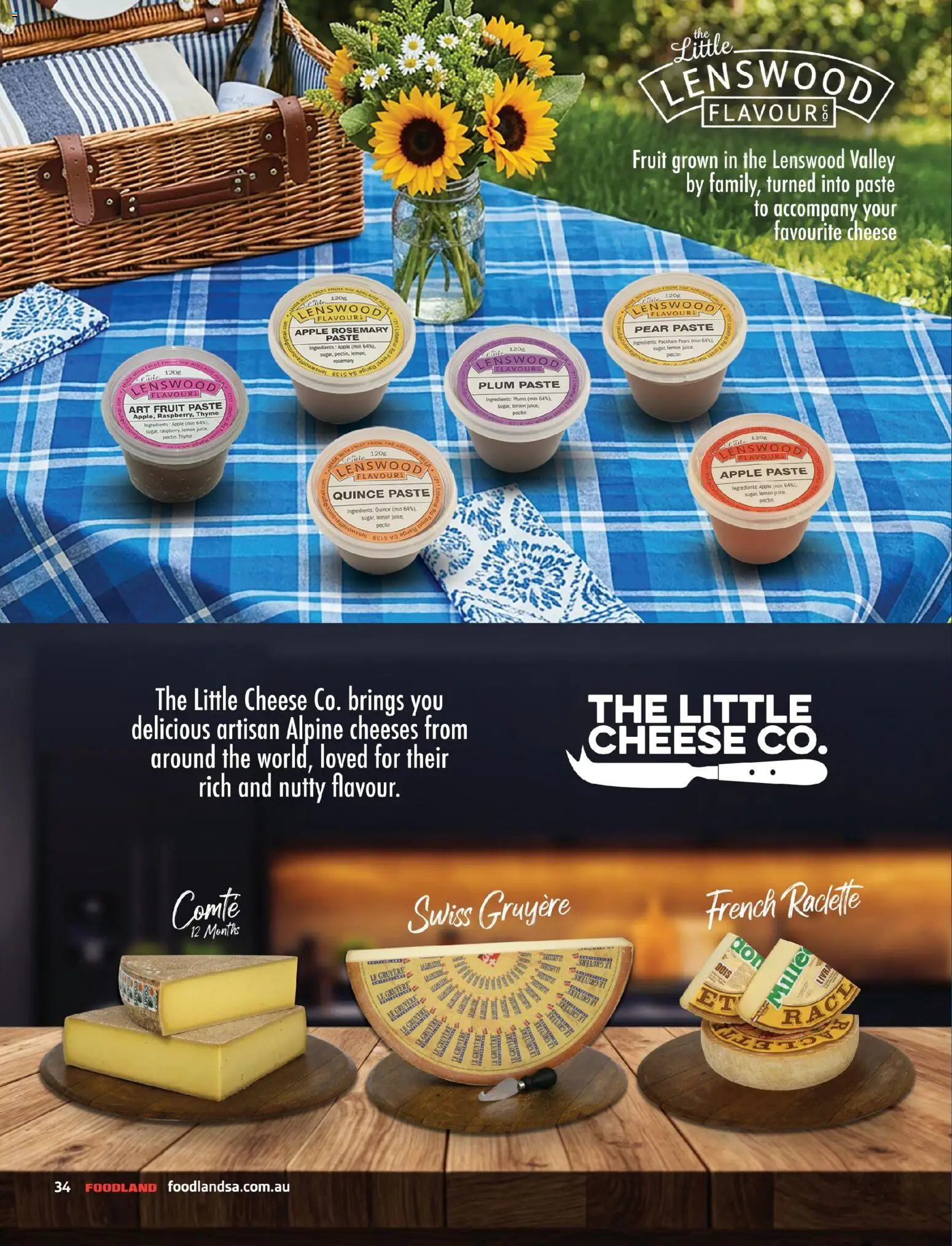 Foodland catalogue - valid from 01/07/2026 | Page: 34 | Products: Cheese, Juice, Lemon, Pear