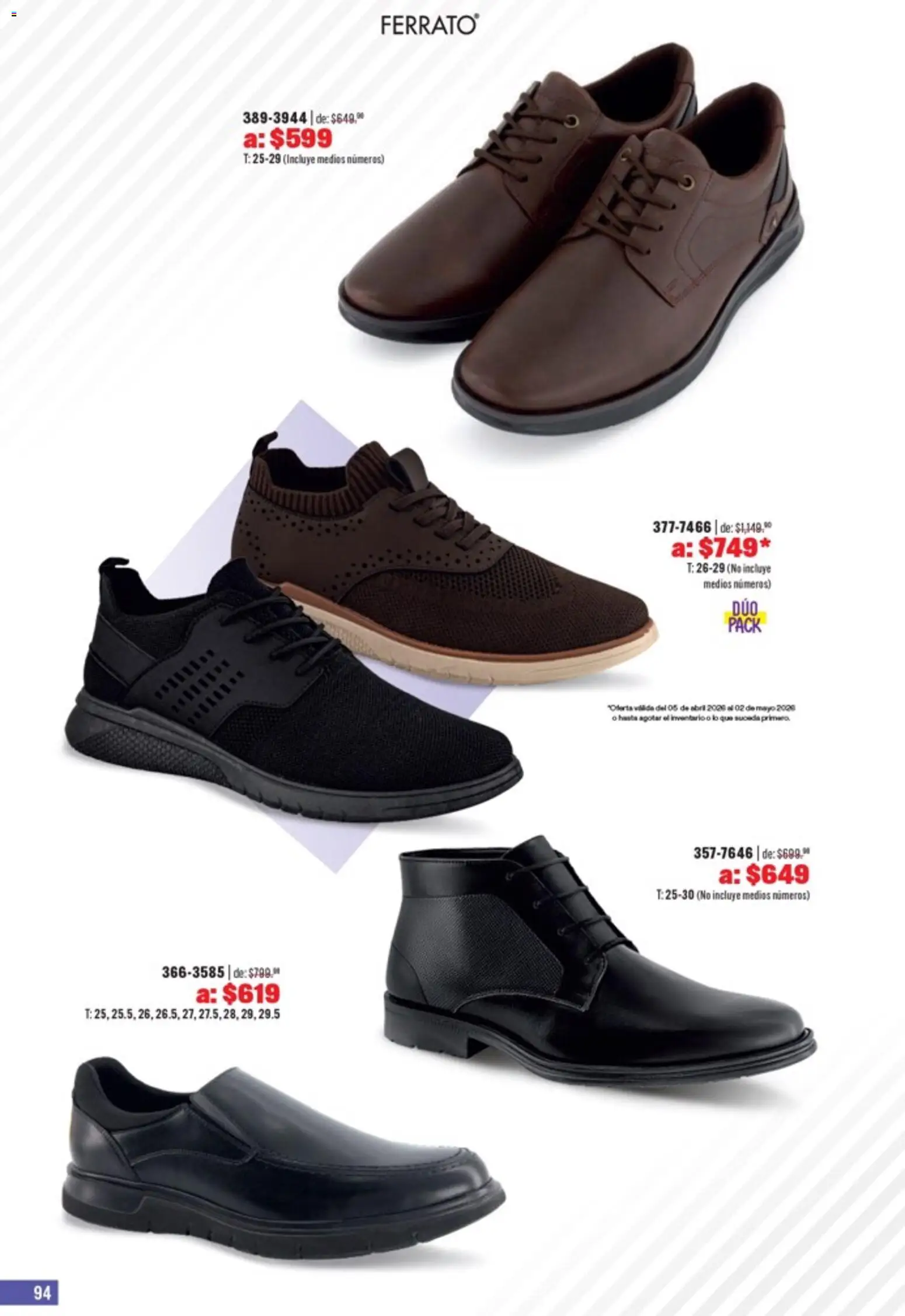 Nuevas ofertas de Andrea válidas en toda la República Mexicana desde el 05.04.2026. ¡Encuentra las mejores ofertas en Andrea catálogo Outlet! | Página: 94