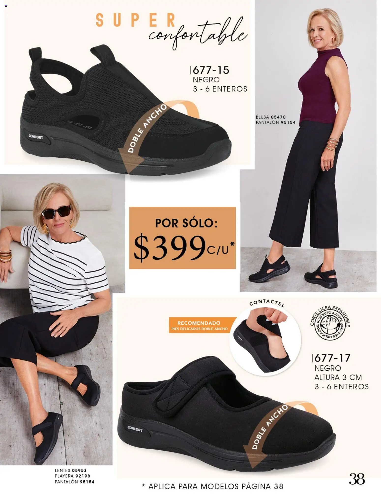 Nuevas ofertas de Cklass válidas en toda la República Mexicana desde el 08/07/2026. ¡Encuentra las mejores ofertas en Cklass catálogo Confort! | Página: 39 | Productos: Blusa, Lentes, Playera