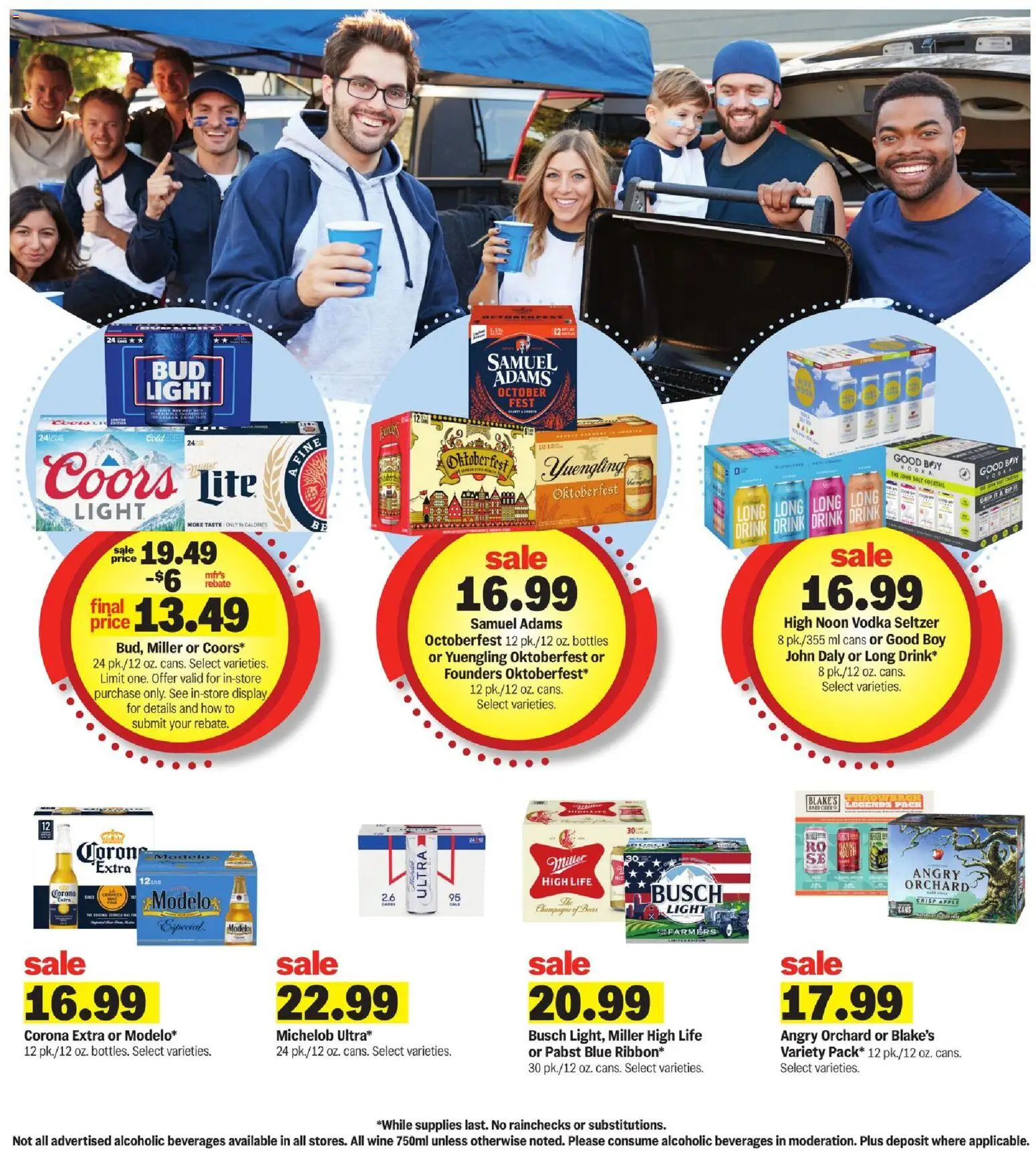 Meijer Weekly Ad - valid from 09/30/2026 | Page: 15 | Products: Champagne, Corona Extra, Wine, Vodka