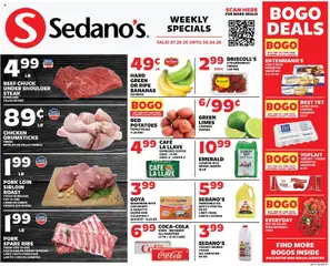 Preview of Sedano's weekly ads valid from 07/29/2026 | Page: 1