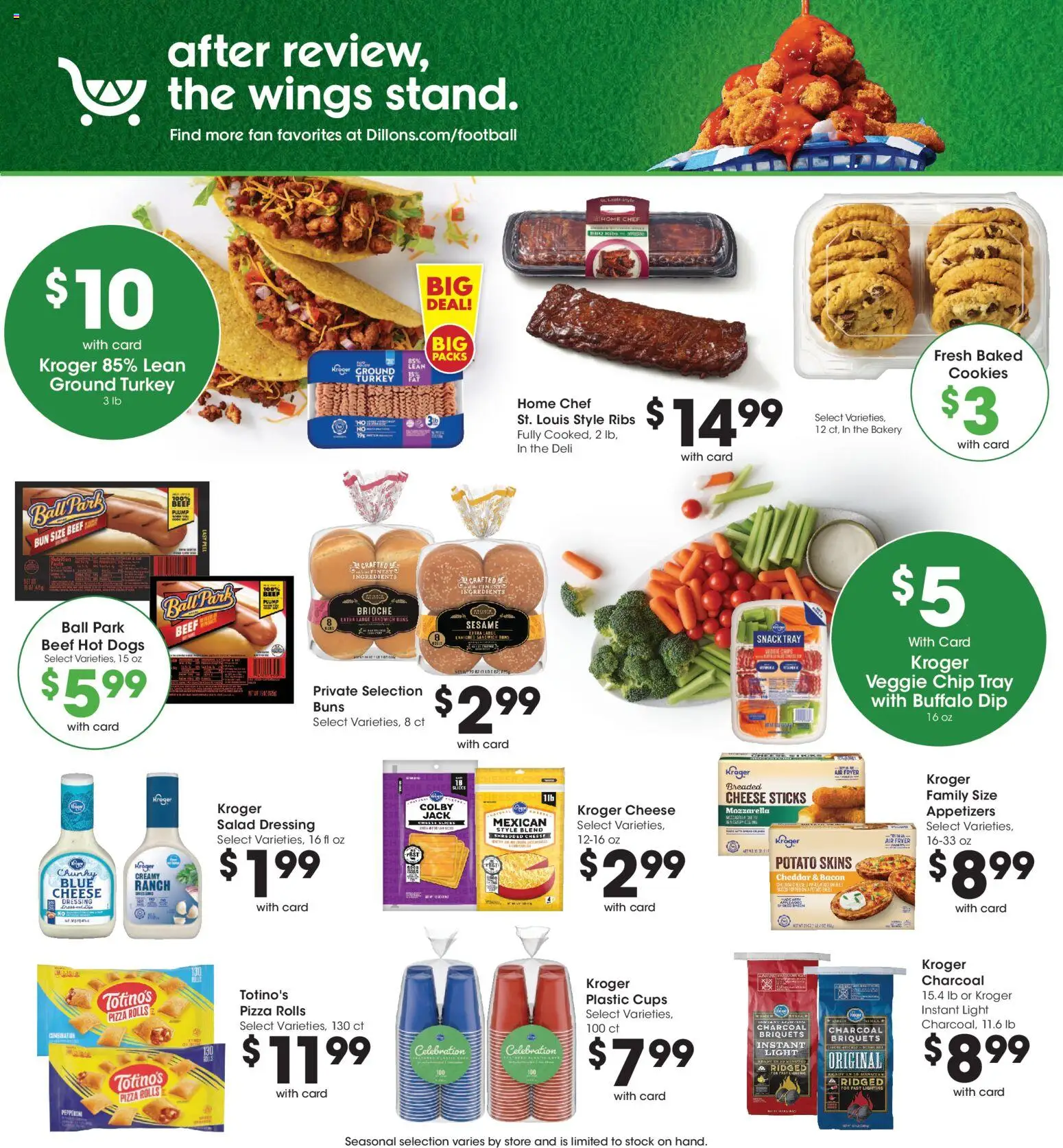 Dillons Weekly Ad - valid from 09/16/2026 | Page: 6 | Products: Fryer, Ground turkey, Brioche, Dressing