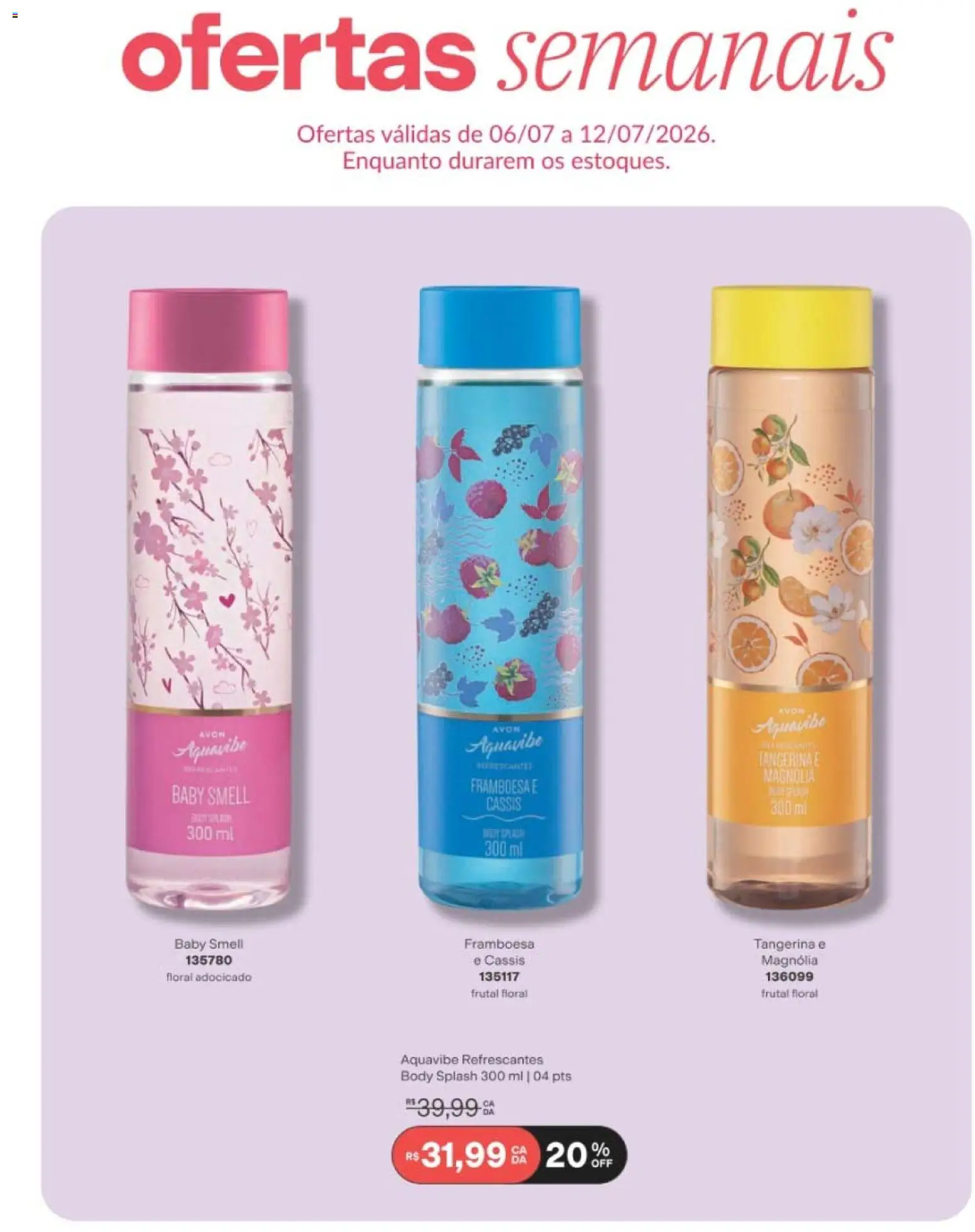 Avon Folheto - válido de 19/07/2026 | Página: 177 | Produtos: Body
