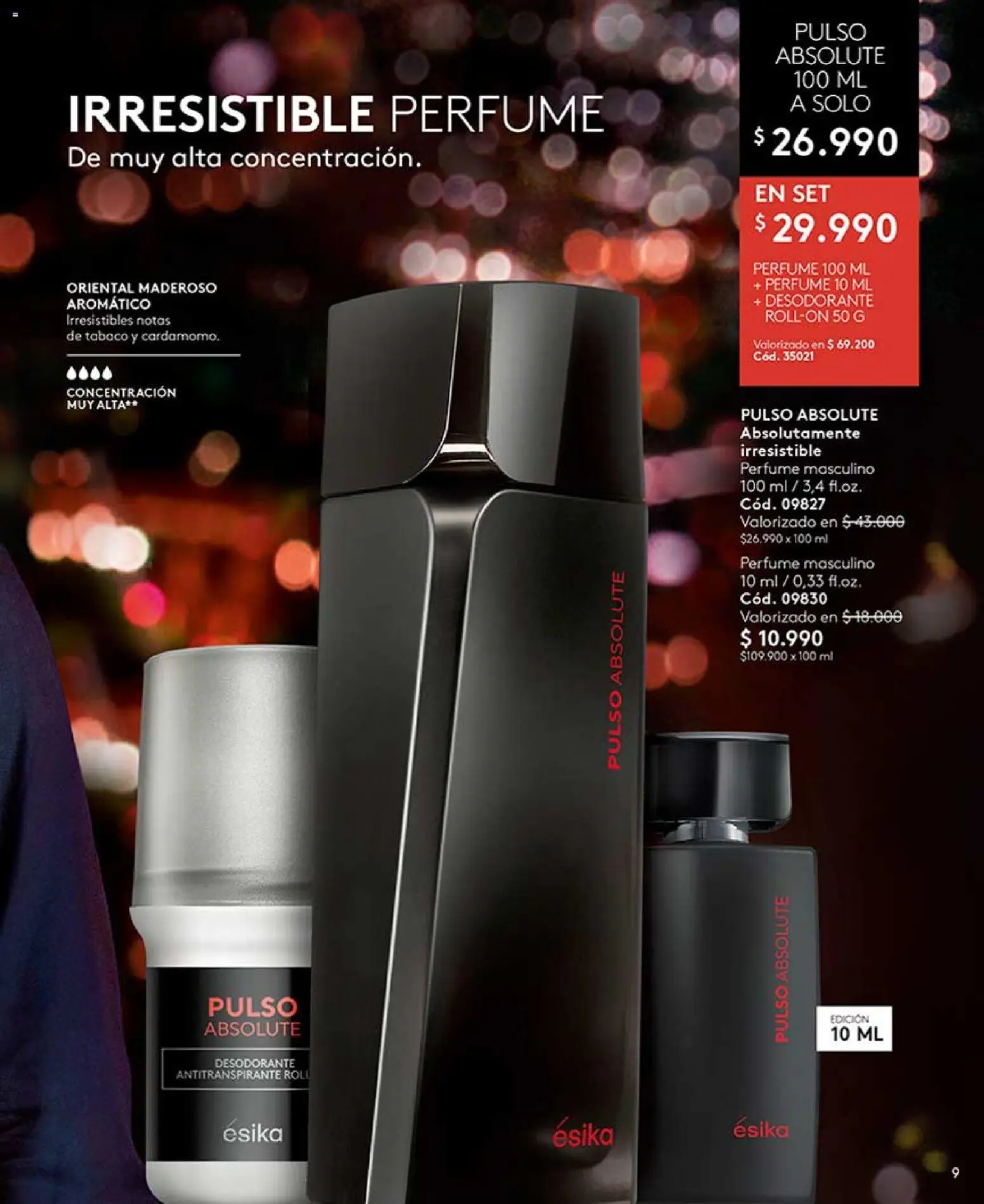 Catálogo Ésika Campaña 11 │ válido desde el 15.06.2026 | Página: 9 | Productos: Perfume, Desodorante, Antitranspirante