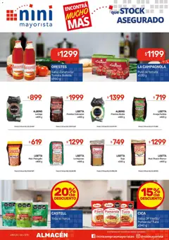 Vista previa NINI Mayorista catálogo válido desde el 07/09/2026 | Página: 30 | Productos: Arveja, Porotos, Lentejas, Arvejas