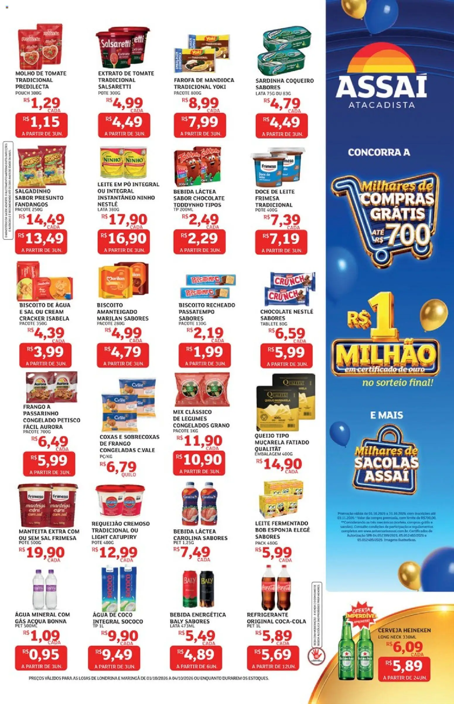Assaí Atacadista Folheto - válido de 01/10/2026 | Página: 3
