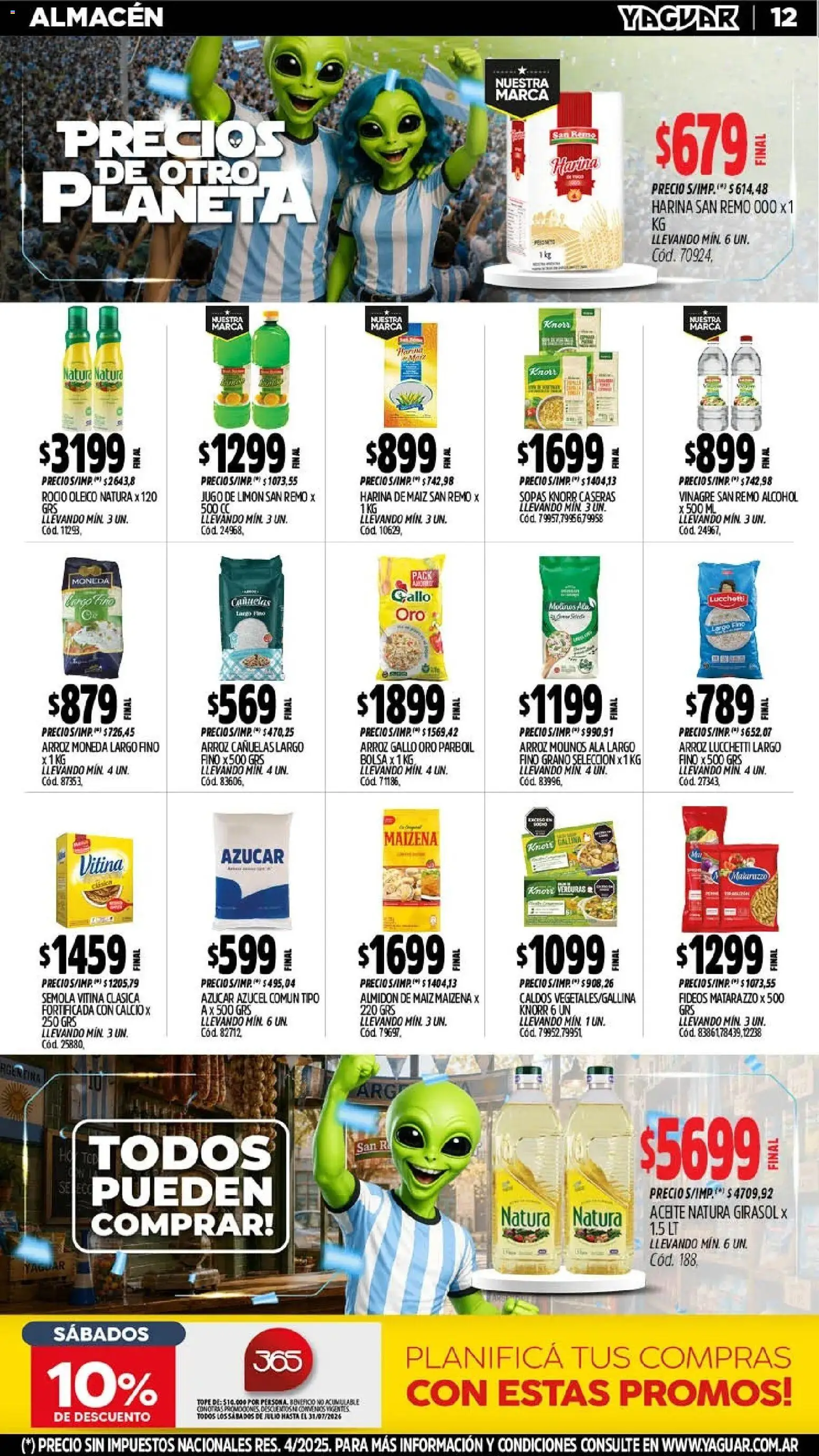 Yaguar catálogo │ válido desde el 13/07/2026 | Página: 13