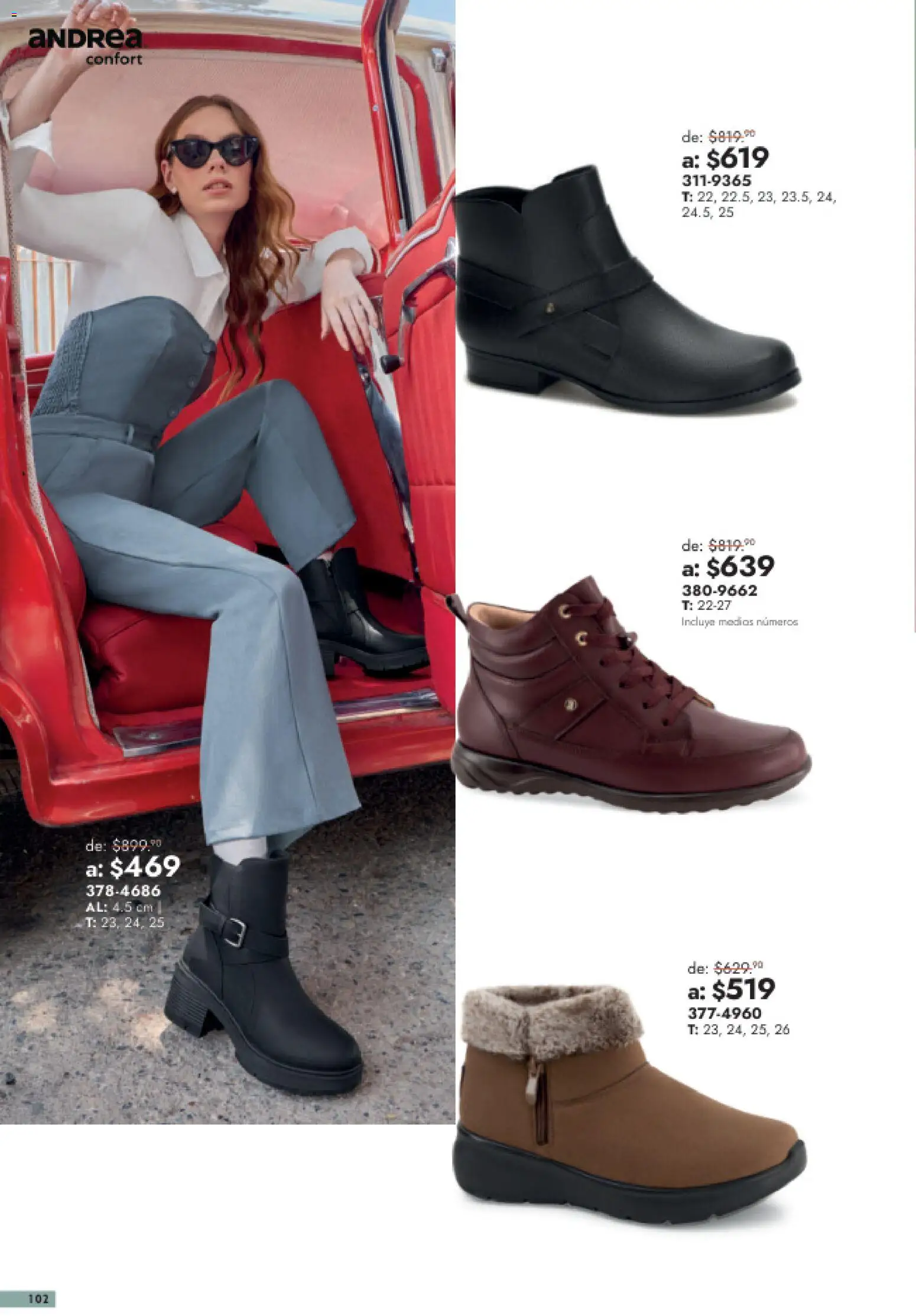 Nuevas ofertas de Andrea válidas en toda la República Mexicana desde el 26/07/2026. ¡Encuentra las mejores ofertas en Andrea catálogo Outlet! | Página: 102