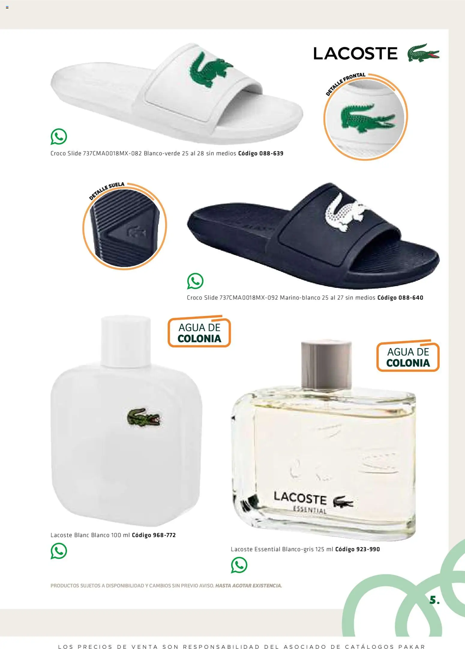 Nuevas ofertas de SC Pakar válidas en toda la República Mexicana desde el 27/02/2026. ¡Encuentra las mejores ofertas en SC Pakar catálogo Premium Men Tomo 1! | Página: 5 | Productos: Agua