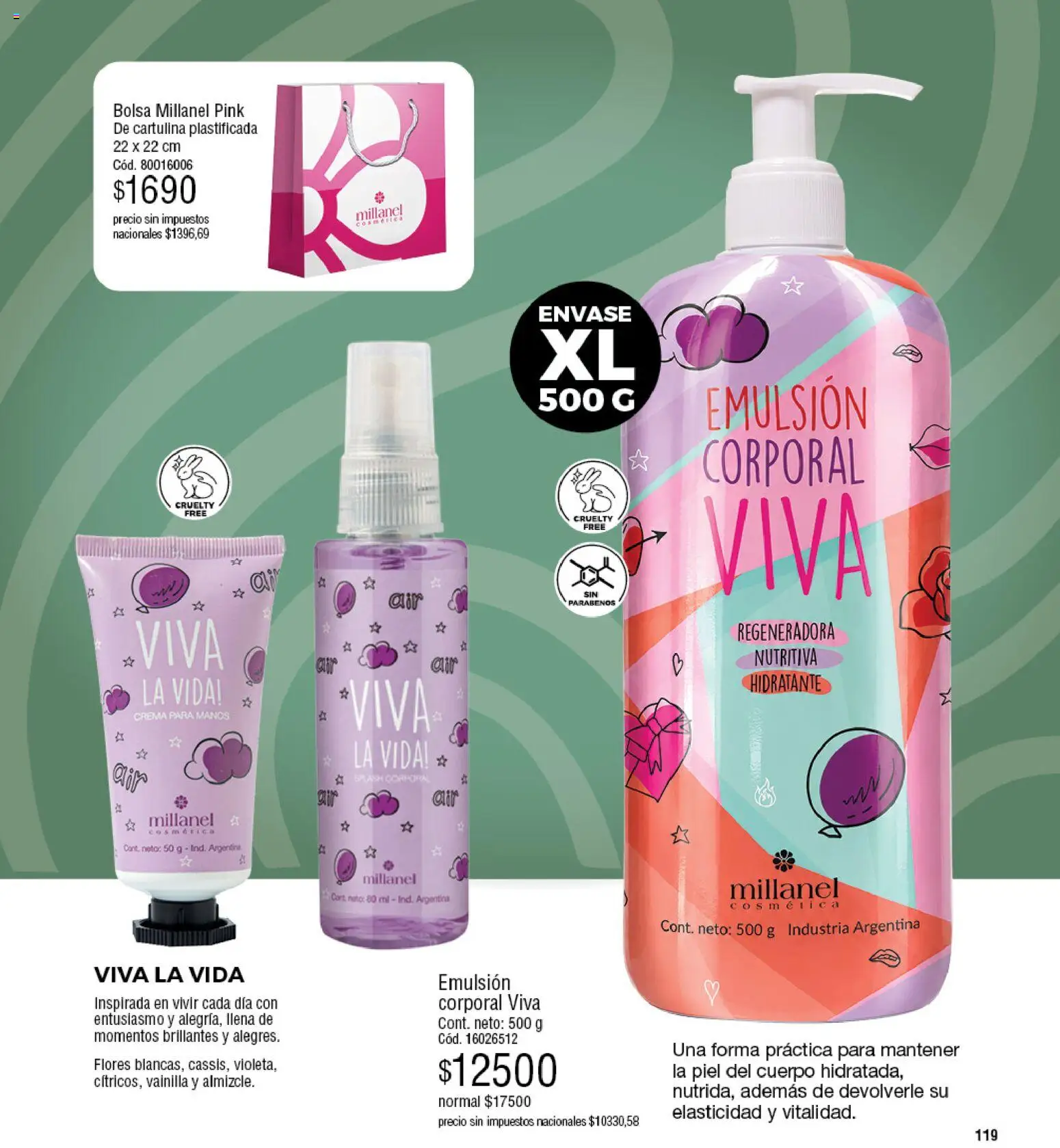 Millanel - Catálogo │ válido desde el 20/07/2026 | Página: 143 | Productos: Bolsa, Vainilla, Emulsión, Crema
