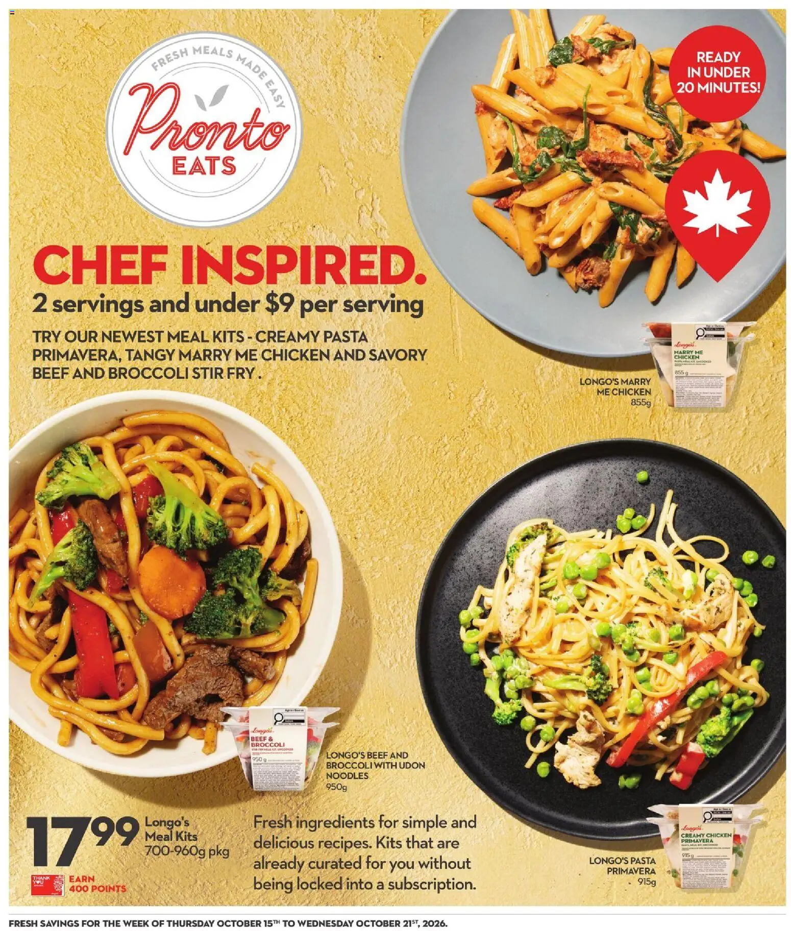 Longo's flyer valid from Oct 15, 2026 | Page: 16