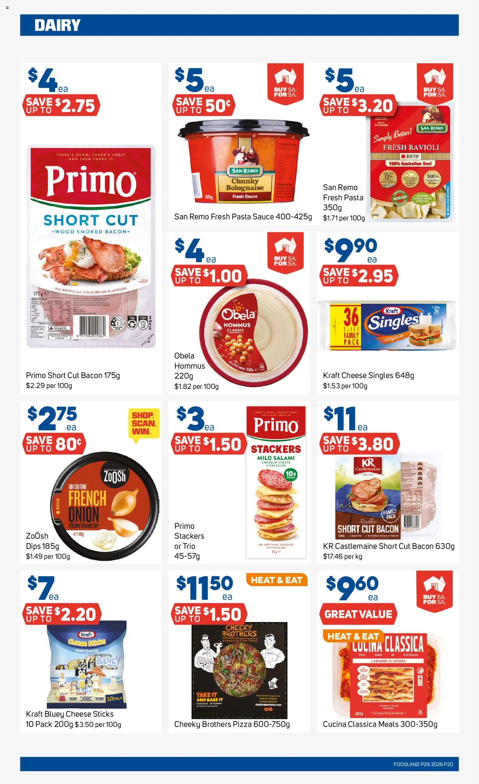 Foodland catalogue - valid from 15/07/2026 | Page: 20 | Products: Crackers, Cheese, Wood, Wheat