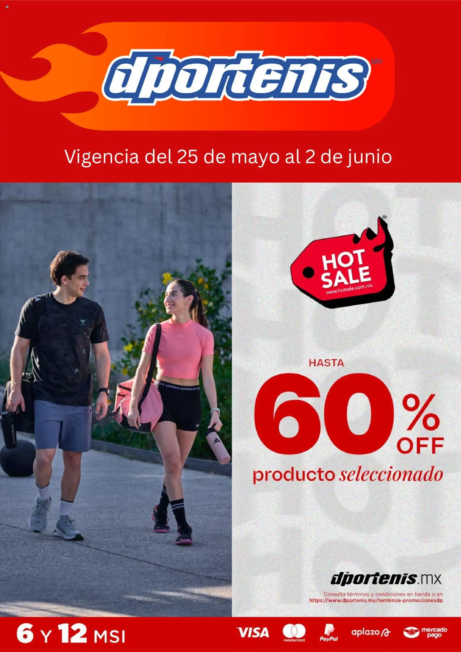 Nuevas ofertas de Dportenis válidas en toda la República Mexicana desde el 25.05.2026. ¡Encuentra las mejores ofertas en Dportenis Hot Sale! | Página: 1