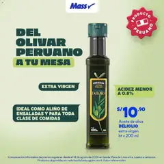 Vista previa de folleto Catálogo Mass - Especial Pasión por el Perú de la Mass válido desde 14/08/2026 | Página: 3 | Productos: Mesa, Aceite, Lima, Aceite de oliva