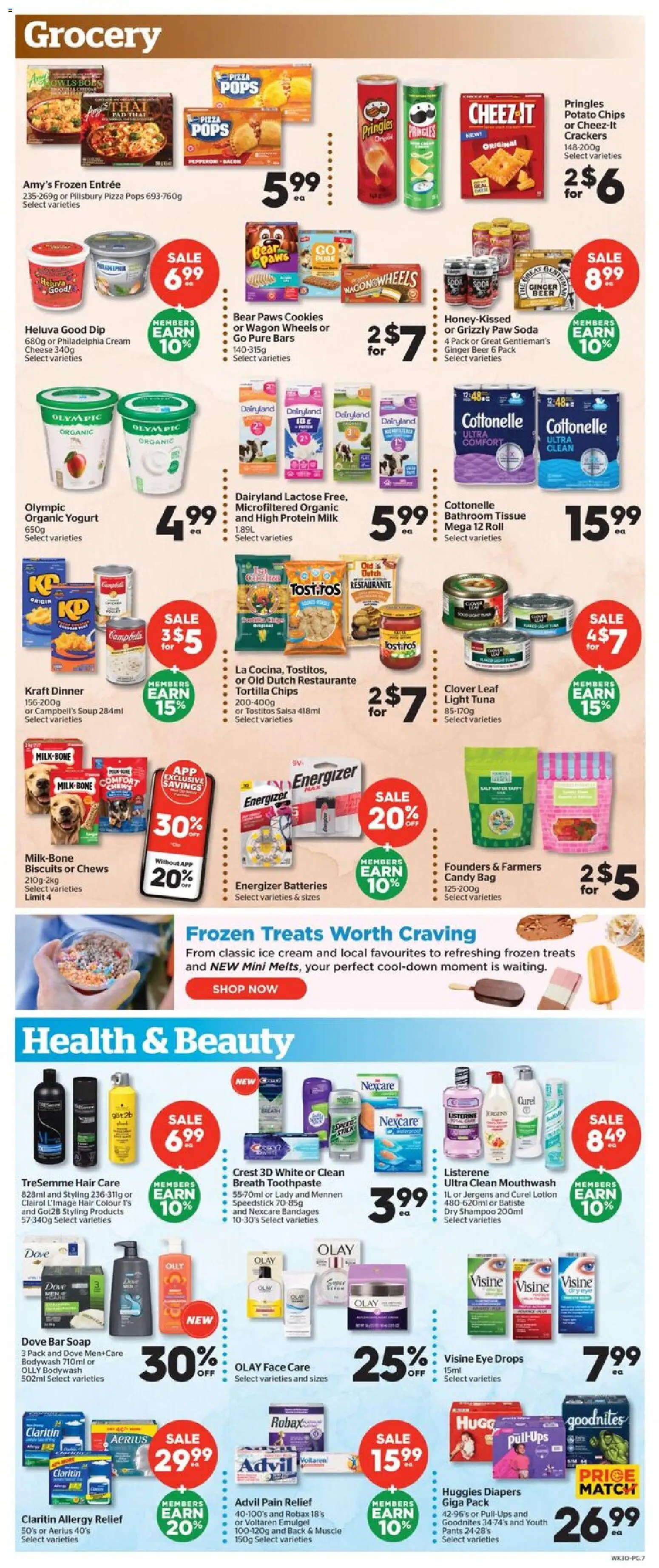 Calgary Co-op flyer valid from 28.05.2026 | Page: 7 | Products: Cookies, Ice cream, Toothpaste, Cheese
