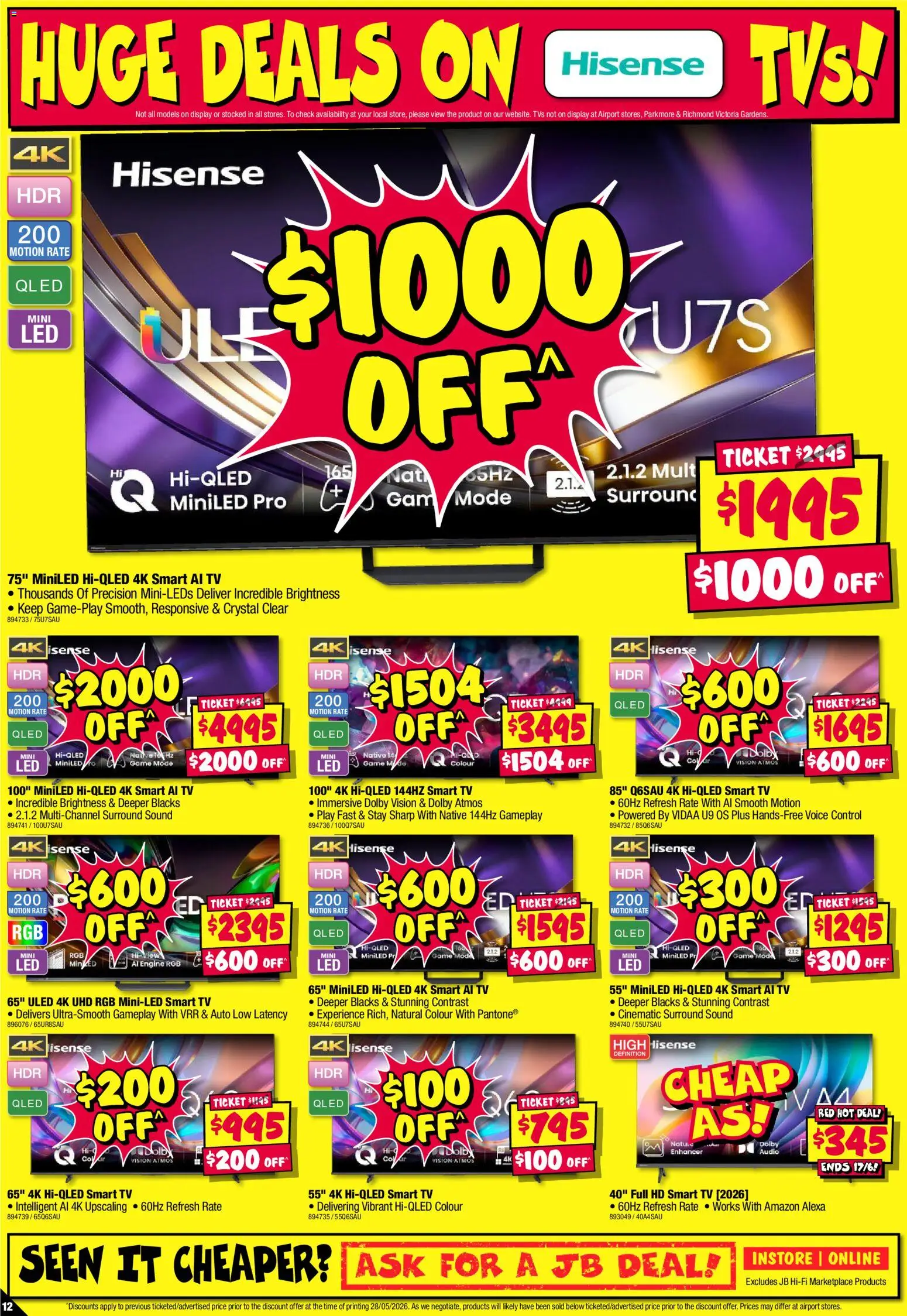 JB Hi-Fi catalogue - valid from 11.06.2026 | Page: 12 | Products: Native, Tv, Audio, Smart tv