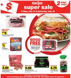 Preview of Meijer weekly ads valid from 07/17/2026
