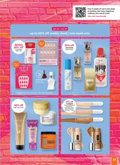 Preview of Ulta Beauty weekly ads valid from 06/19/2026 | Page: 13 | Products: Nail, Foundation, Sunscreen, Bag
