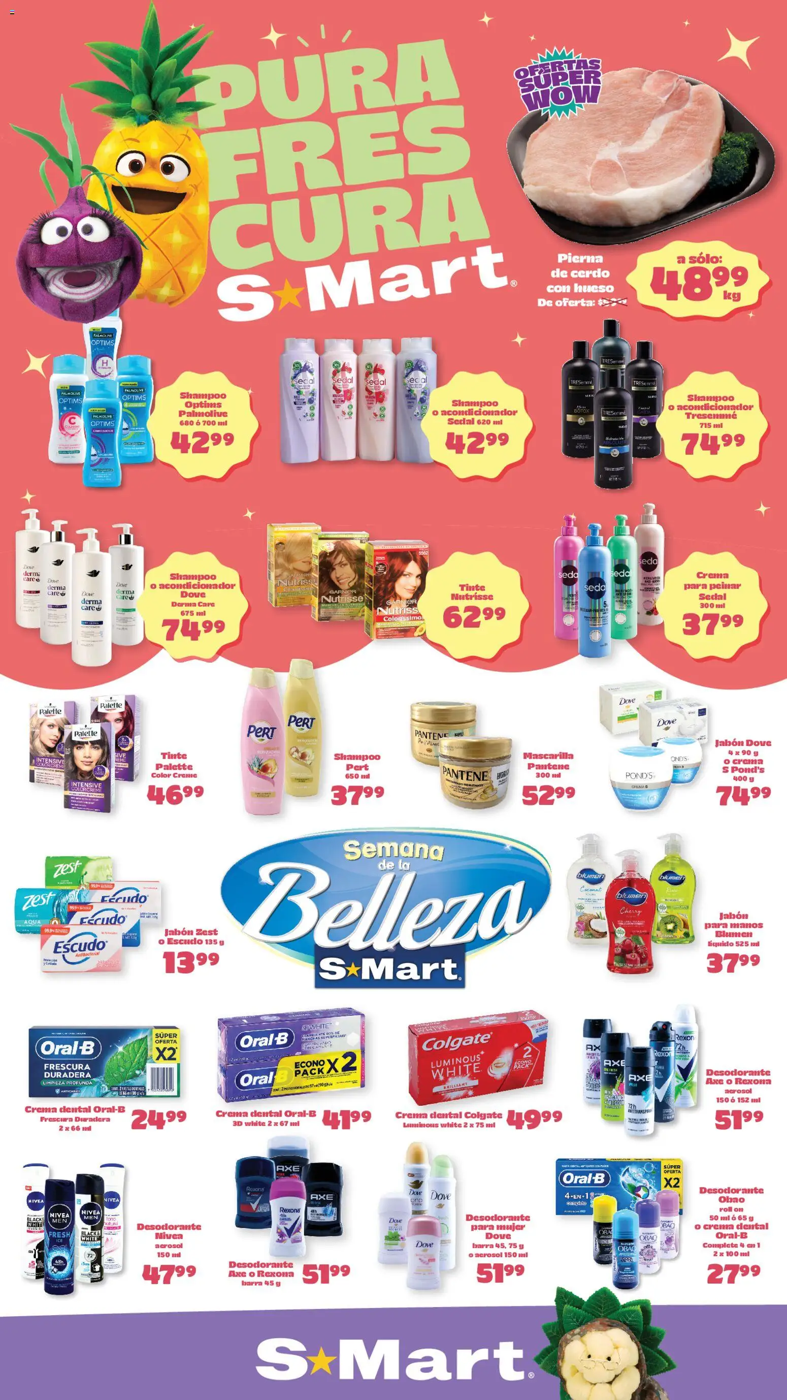 Nuevas ofertas de S-Mart válidas en toda la República Mexicana desde el 19.05.2026. ¡Encuentra las mejores ofertas en S-Mart folleto Ofertas de feria Reynosa! | Página: 1 | Productos: Crema, Barra, Mascarilla, Jabón