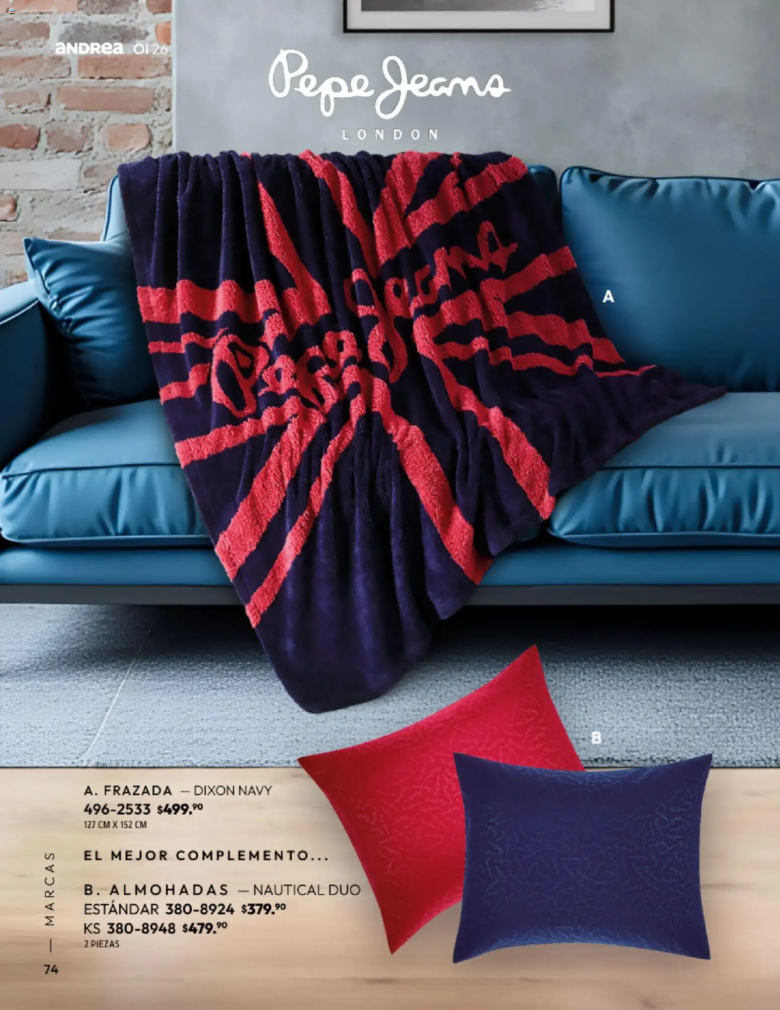 Nuevas ofertas de Andrea válidas en toda la República Mexicana desde el 01/09/2026. ¡Encuentra las mejores ofertas en Andrea catálogo Home! | Página: 74