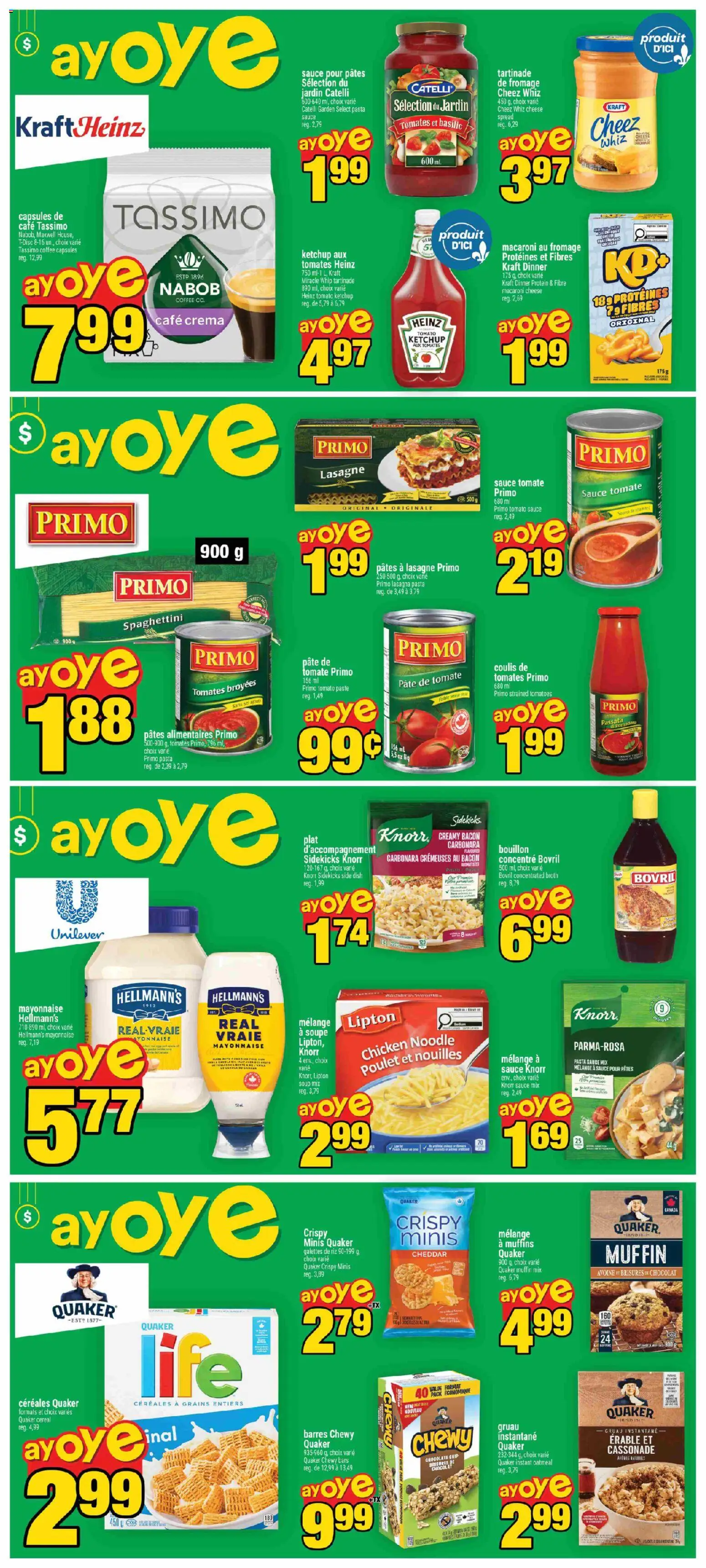 Super C flyer valid from Aug 20, 2026 | Page: 4 | Products: Ketchup, Spread, Lasagne, Protein