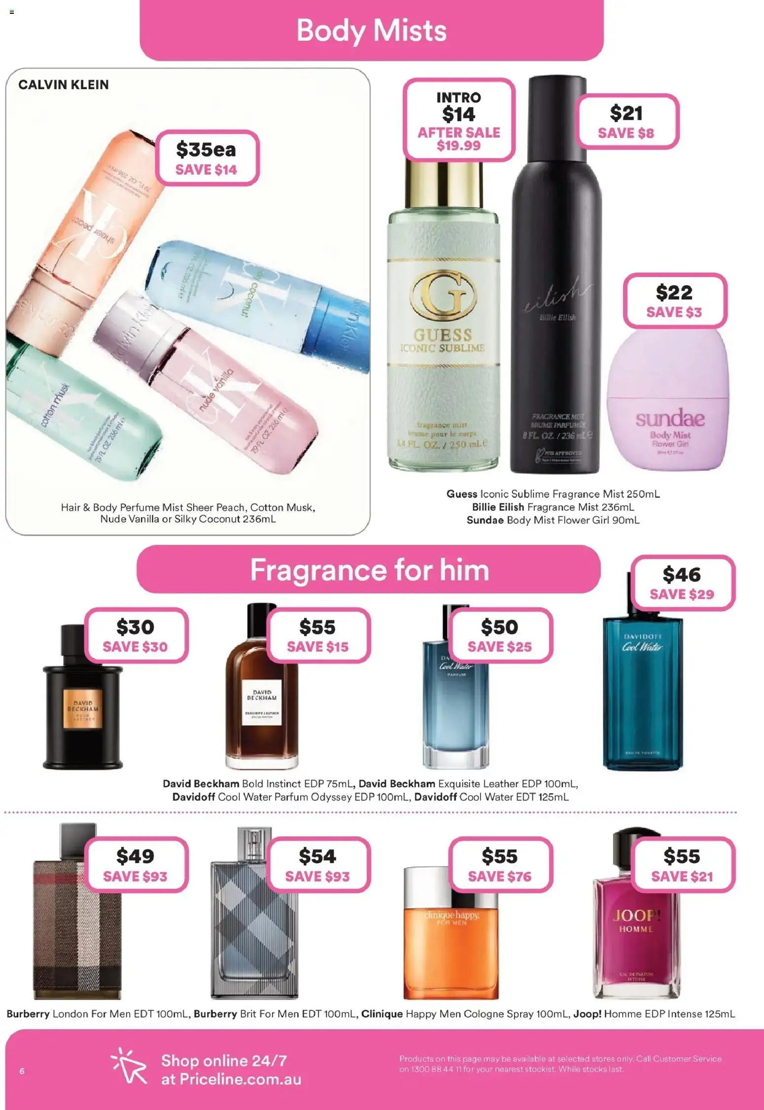 Priceline Pharmacy catalogue - valid from 05.03.2026 | Page: 6 | Products: Perfume, Fragrance, Peach, Cologne