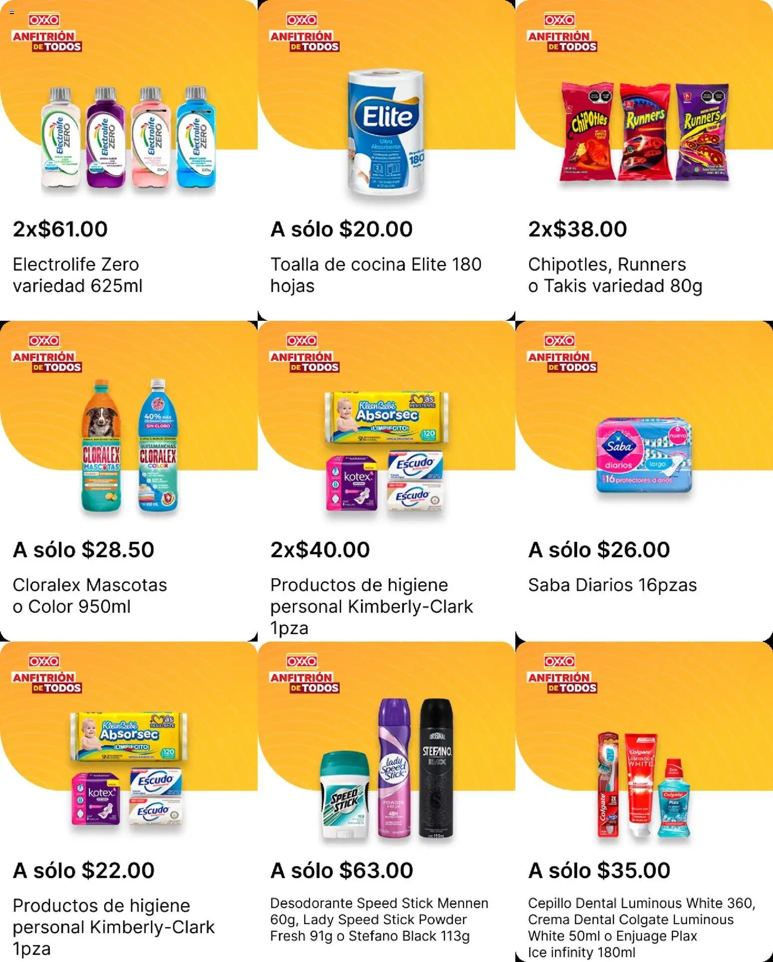 Nuevas ofertas de OXXO válidas en toda la República Mexicana desde el 25/06/2026. ¡Encuentra las mejores ofertas en OXXO folleto! | Página: 18 | Productos: Desodorante, Crema, Cocina, Cloro