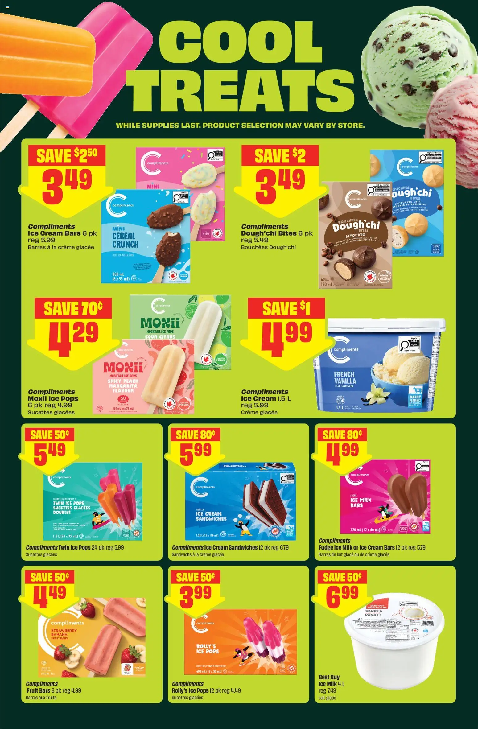 FreshCo flyer valid from 11.06.2026 | Page: 5 | Products: Cream, Ice cream, Milk, Chocolate