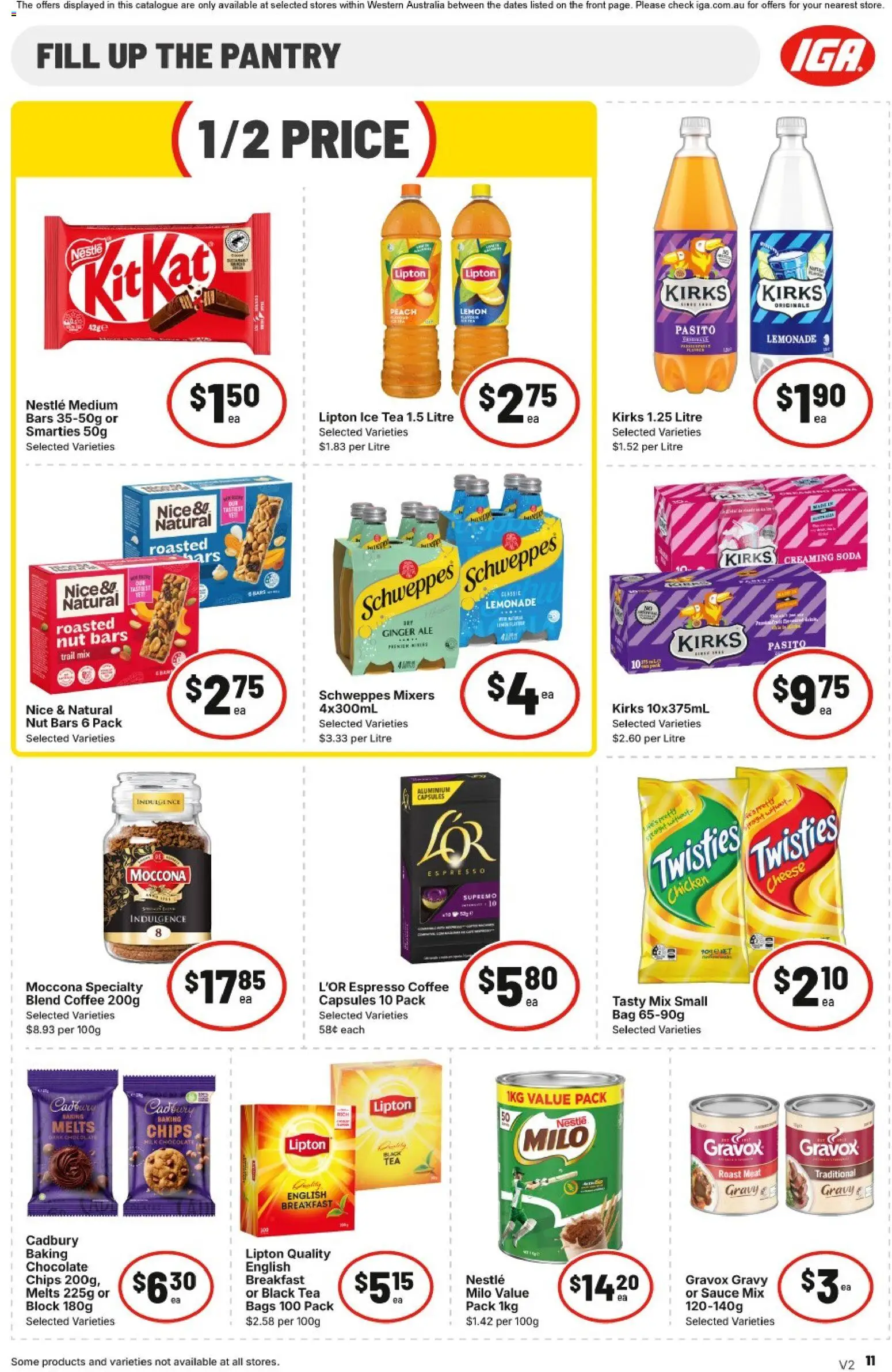 IGA catalogue - valid from 22/07/2026 | Page: 11 | Products: Cheese, Chocolate, Tea, Sauce