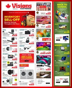 Preview of Visions weekly flyer / circulaire from shop Visions valid from Jul 31, 2026