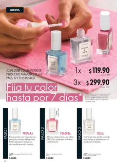 Vista previa de Oriflame campaña 12 2026, nuevo folleto de la tienda, válido en México a partir del 22/08/2026 | Página: 12 | Productos: Brillo, Ingredientes, Top, Esmalte de uñas