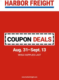 Preview of Harbor Freight weekly ads valid from 08/31/2026