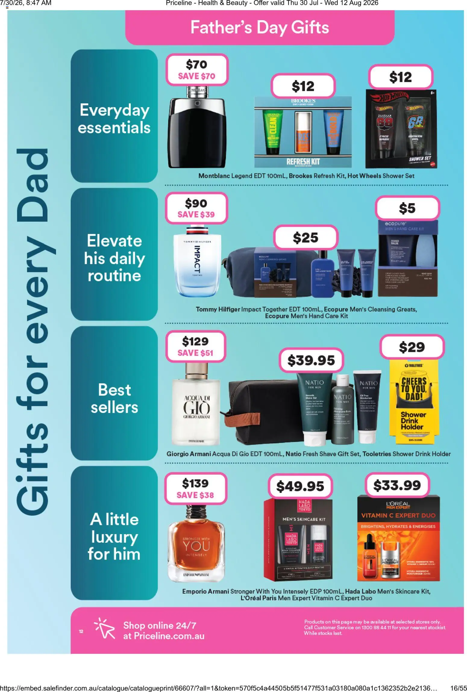 Priceline Pharmacy catalogue - valid from 30/07/2026 | Page: 8 | Products: Shower, Vitamin