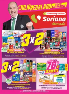 Vista previa de Soriana Julio Regalado Mercado Nacional, nuevo folleto de la tienda, válido en México a partir del 03/07/2026